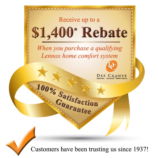 Lennox Rebate Card